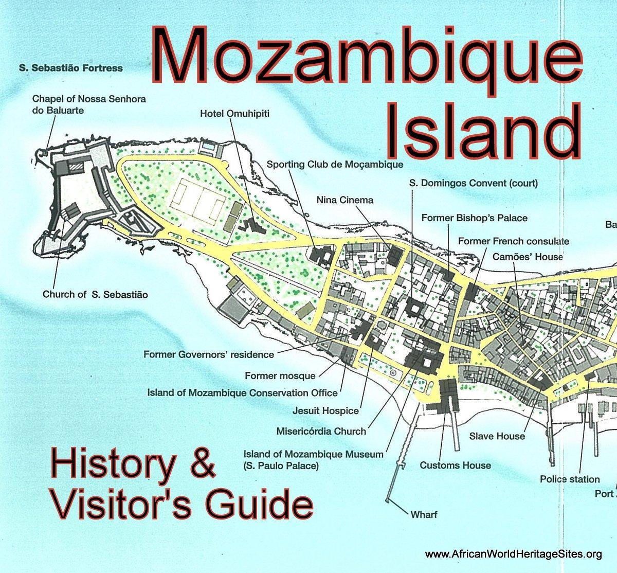 térkép Mozambik sziget